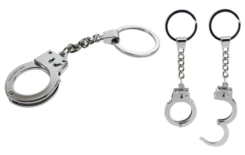 Metal Handcuff Keychain